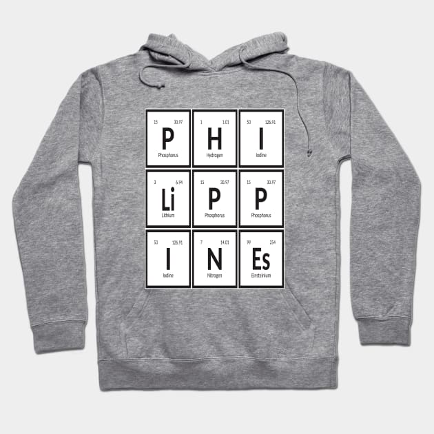 Philippines Table of Elements Hoodie by SupixIUM